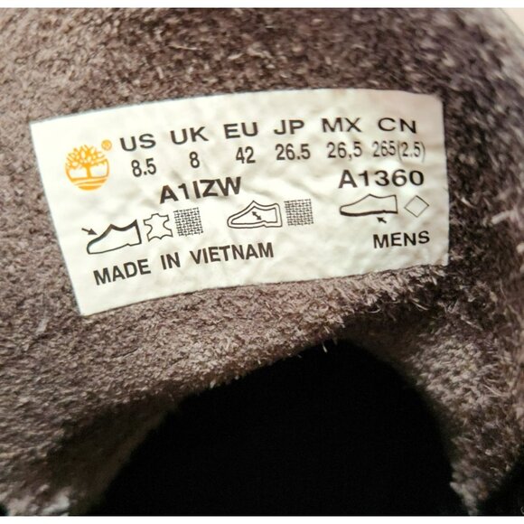 Timberland FlyRoam Boot Sneakers Mens 8.5 Brown Leather Chukka Lace-up Pre-owned - Picture 4 of 16